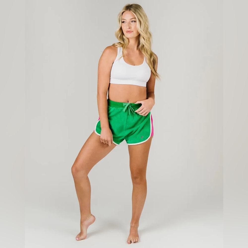 NWT Zyia Green Cabana Shorts - Picture 2 of 10